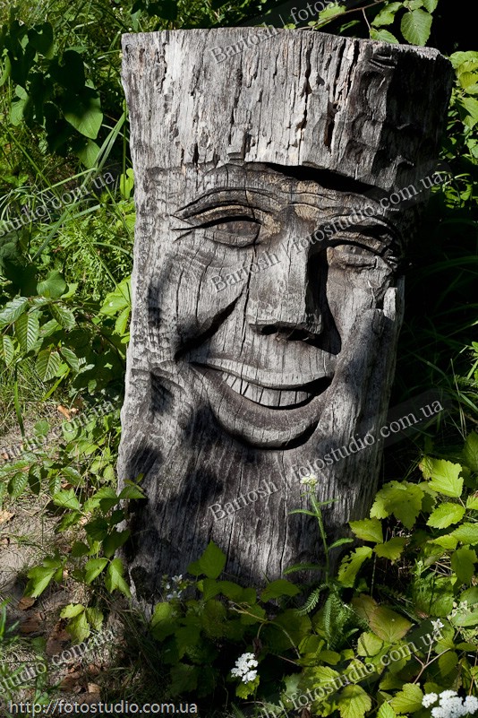 Украина, Сказочные деревянные идолы