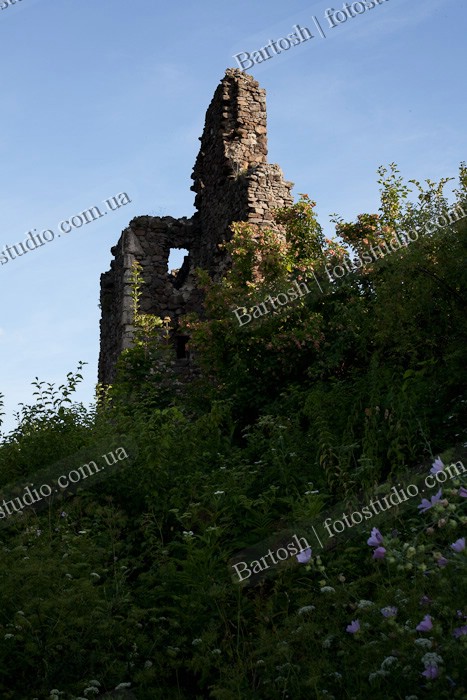 Украина, Закарпатье. Руины замка на Черной горе в Виноградово. Первое упоминание в 