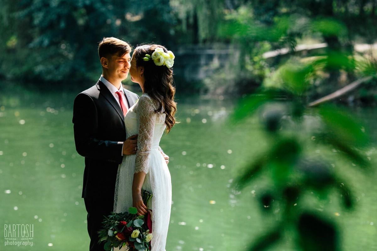 Свадебные фотографии Катерины и Алексея в Киеве. Фотограф на свадьбу