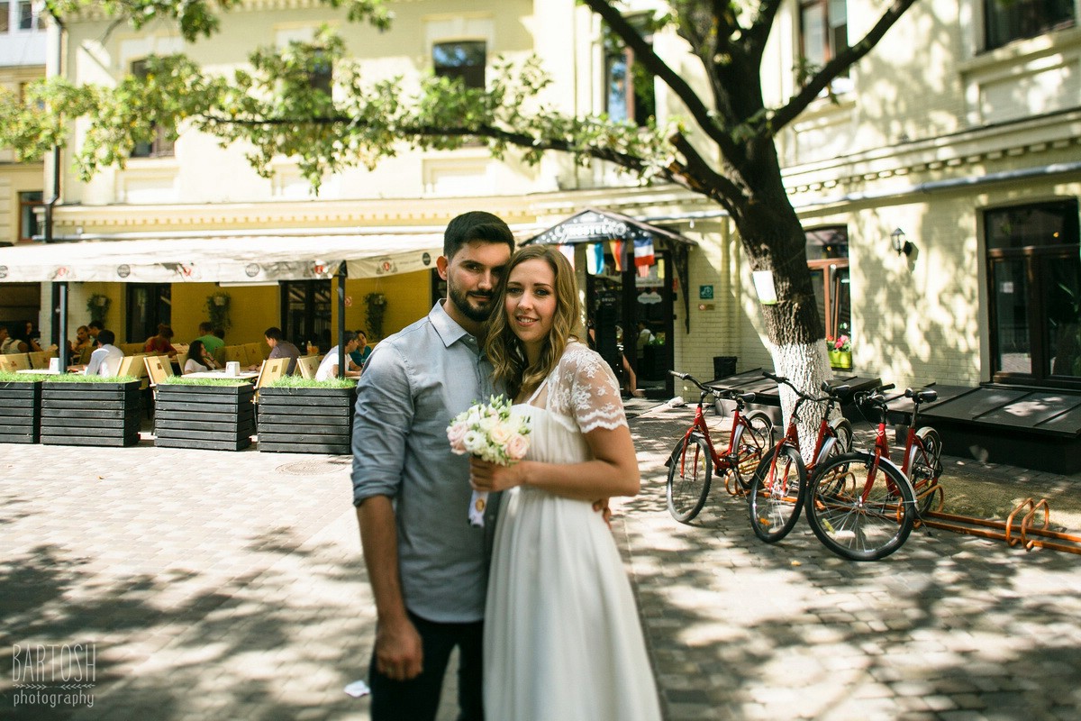 Свадебные фотографии Оксаны и Дмитрия в Киеве. Фотограф на свадьбу