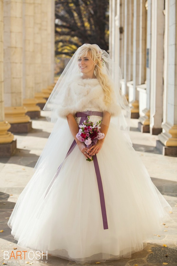 Бальное свадебное платье. Свадебный фотограф Дмитрий Бартош