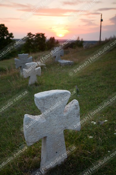 Украина, Львовская область, Подкамень, Казацкое кладбище