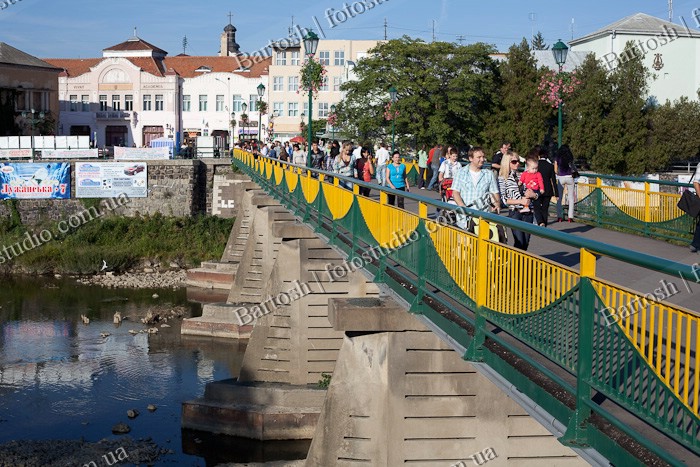 Ukraine, Украина. Ужгород. Мост через реку Уж