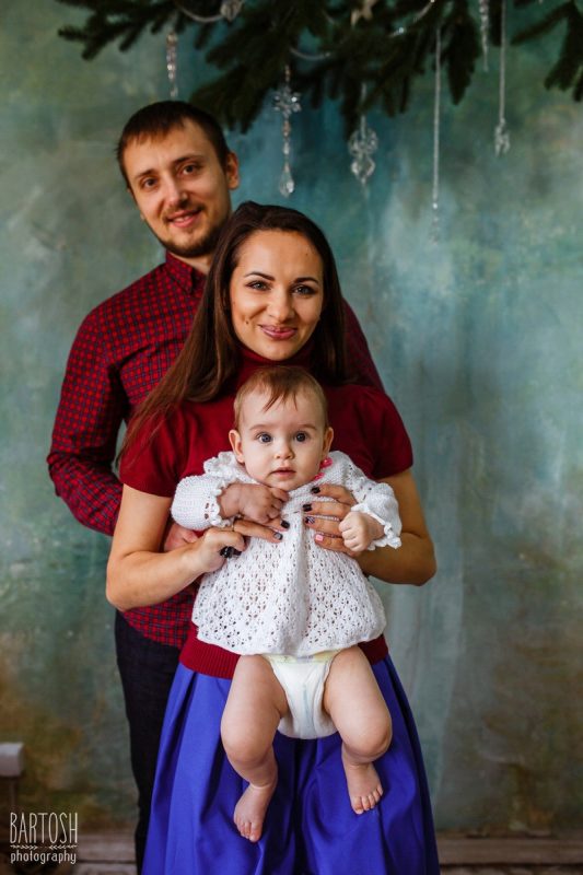 Семейная фотосъемка в студии. Дмитрий Бартош